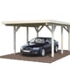 Palmako Karl 11.7 Wooden Carport Natural Wood