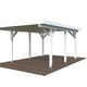 Palmako Karl 11.7 Wooden Carport White Paint