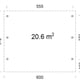 Palmako Karl 20.6 Wooden Carport Plan Dimensions