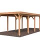 Palmako Karl 23.1 Wooden Carport Brown Dip