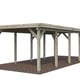 Palmako Karl 23.1 Wooden Carport Grey Dip