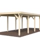 Palmako Karl 23.1 Wooden Carport White Dip