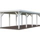 Palmako Karl 23.1 Wooden Carport White Paint