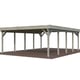 Palmako Karl 40.6 Wooden Carport Grey Dip