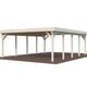 Palmako Karl 40.6 Wooden Carport Natural Finish