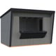 Palmako Kira 3.5m x 2.3m Wooden Kiosk Grey and Black