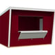 Palmako Kira 3.5m x 2.3m Wooden Kiosk Red Paint