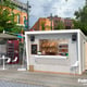 Palmako Kira 3.5m x 2.3m Wooden Kiosk with White Dip