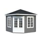 Palmako Melanie 2.8m x 2.8m Corner Log Cabin with Painted Finish