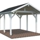 Palmako Robert 11.7 Carport White Paint