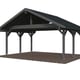 Palmako Robert 20.6 Wooden Carport Grey Paint