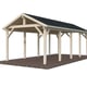 Palmako Robert 23.1 Wooden Carport White Dip