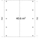 Palmako Robert 40.6 Wooden Carport Floor Plan