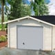Palmako Roger 3.6m x 5.5m Wooden Garage Metal Door Natural