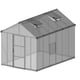 Palram 8x12 Glory Polycarbonate Greenhouse Roof and Louvre Ventilation Placement