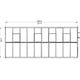Palram 8x20 Glory Polycarbonate Greenhouse Plan DImensions