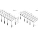 Palram - Canopia Arcadia Alpine 10600 Carport Dimensions