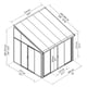 Palram Canopia 3x3 San Remo Veranda Grey Dimensions