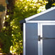 Palram Canopia 8x8 Plastic Rubicon Grey Shed Hinged Door