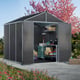 Palram Canopia 8x8 Rubicon Grey Plastic Garden Shed