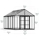 Palram Canopia Aria Crystal Clear 10x15 Greenhouse Dimensions