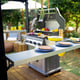 Palram Canopia Austin 2400 BBQ Gazebo Steel Counter Tops