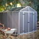 Palram Canopia Grey 8x10 Rubicon Plastic Shed