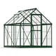 Palram Harmony 6 x 8 Green Greenhouse with Clear Polycarbonate Glazing