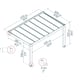 Palram Canopia Helsinki 3m x 4.7m Cedar Wood Patio Cover Dimensions