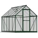 Palram Mythos 6x10 Polycarbonate Greenhouse in Green