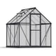 Palram Mythos 6x8 Polycarbonate Greenhouse in Grey