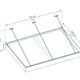 Palram Canopia Sophia XL 2000 Door Canopy Dark Grey Dimensions