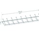 Palram Canopia Sophia XL 8000 Door Canopy Dark Grey Dimensions