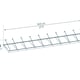 Palram Canopia Sophia XL 9000 Door Canopy Dark Grey Dimensions