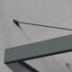 Palram Canopia Sophia XL Door Canopy Dark Grey Wall Mounting