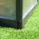 Palram Glory Polycarbonate Greenhouse Steel Base