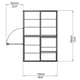 Palram Harmony 6x4 Plan Dimensions