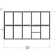 Palram Hybrid 6x10 Greenhouse Plan Dimensions