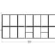 Palram Hybrid 6x14 Greenhouse Plan Dimensions