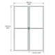 Palram - Canopia San Remo 10x14 Veranda Door Dimensions