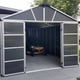 Palram Yukon 11x17 Plastic Shed Double Doors