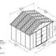 Palram Yukon 11x9 Plastic Shed Dimensions