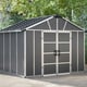 Palram Yukon 11x9 Plastic Skylight Shed