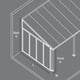 Palram - Canopia Feria Patio Cover Side Wall Dimensions
