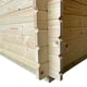 Power Log Cabin 28mm Interlocking Notched Logs