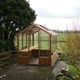 6x8 Swallow Kingfisher Wooden Greenhouse Gable End