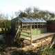 8x16 Swallow Rook Wooden Potting Shed in Bracken