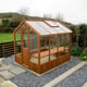 Swallow Kingfisher 6x8 Thermowood Greenhouse