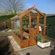 Swallow Robin 5x8 Wooden Greenhouse
