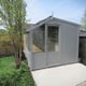 Swallow Rook 8x10 Painted Wooden Potting Shed